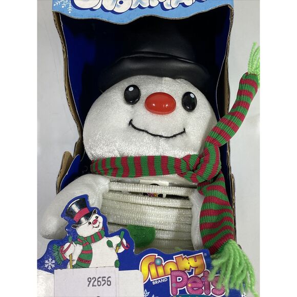 NOS Vtg Y2K Slinky Pets Christmas #2270 Frosty The Snowman 1999 James Industries - Picture 5 of 6